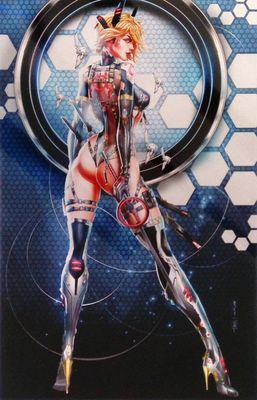 Daughters of Eden #1 - Tyndall - Cyber Ninja Virgin Metal Exclsive