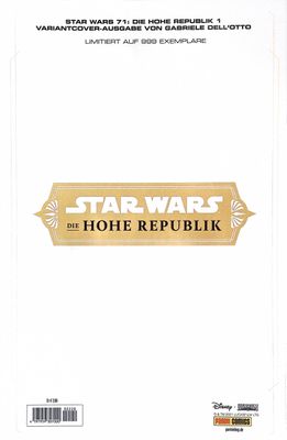 Star Wars: The High Republic #1 - Gabriele Dell&#39;Otto Virgin Exclusive