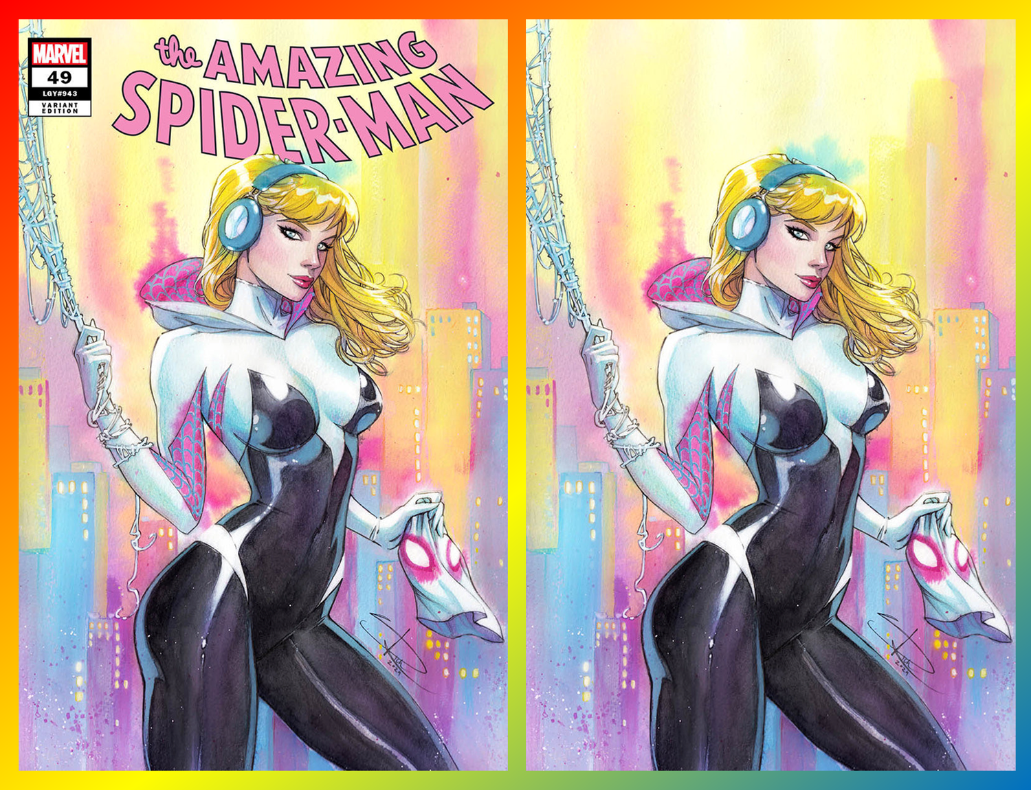 Amazing Spider-Man #49 - Rich - Spider-Gwen Watercolors