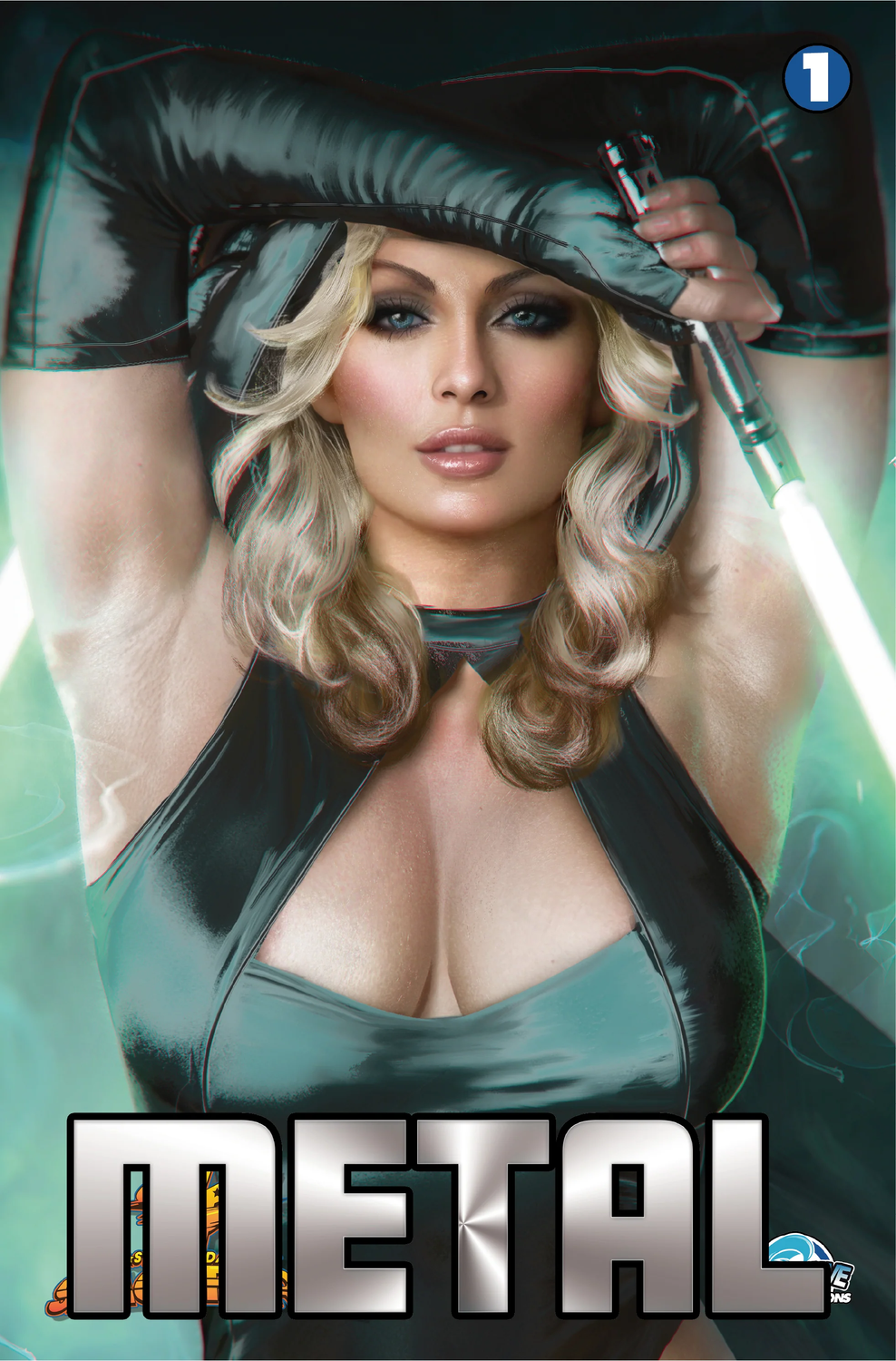 Stormy Daniels: Space Force #1 - Shikarii - Green &amp; Black Close-Up Nice Metal Exclusive