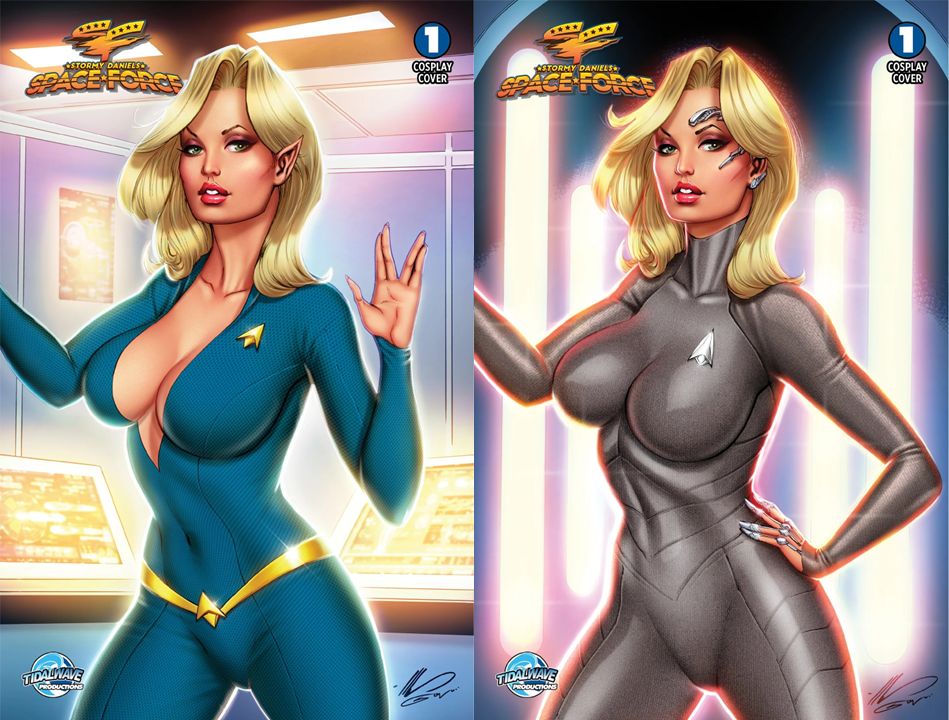 Stormy Daniels: Space Force #1 - Garza - Trekkie Metal Exclusive