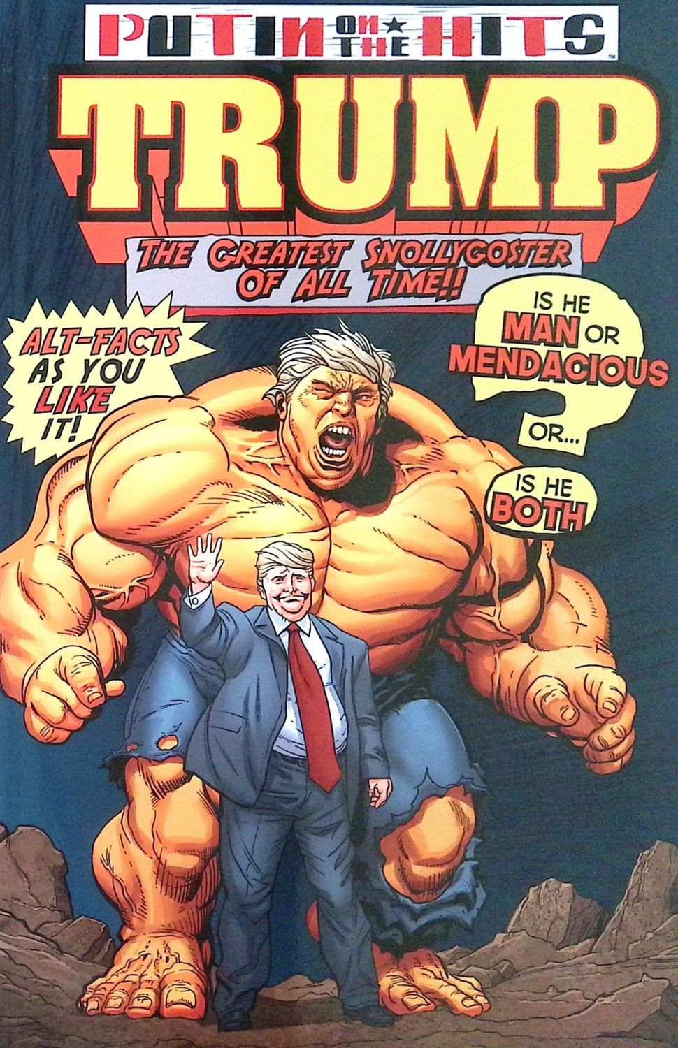 Trump: Putin on the Hits #1 - Trump / Hulk Transition Variant