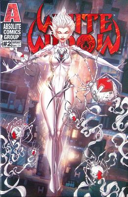 White Widow #2 - White &amp; Black Falling Red Trade Foil