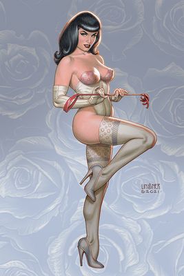 Bettie Page &amp; the Curse of the Banshee #5 - Linsner - Vintage Virgin Exclusive