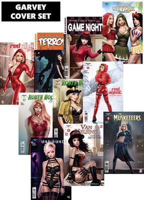 Zenescope Keith Garvey 10 Cover Variant Set
