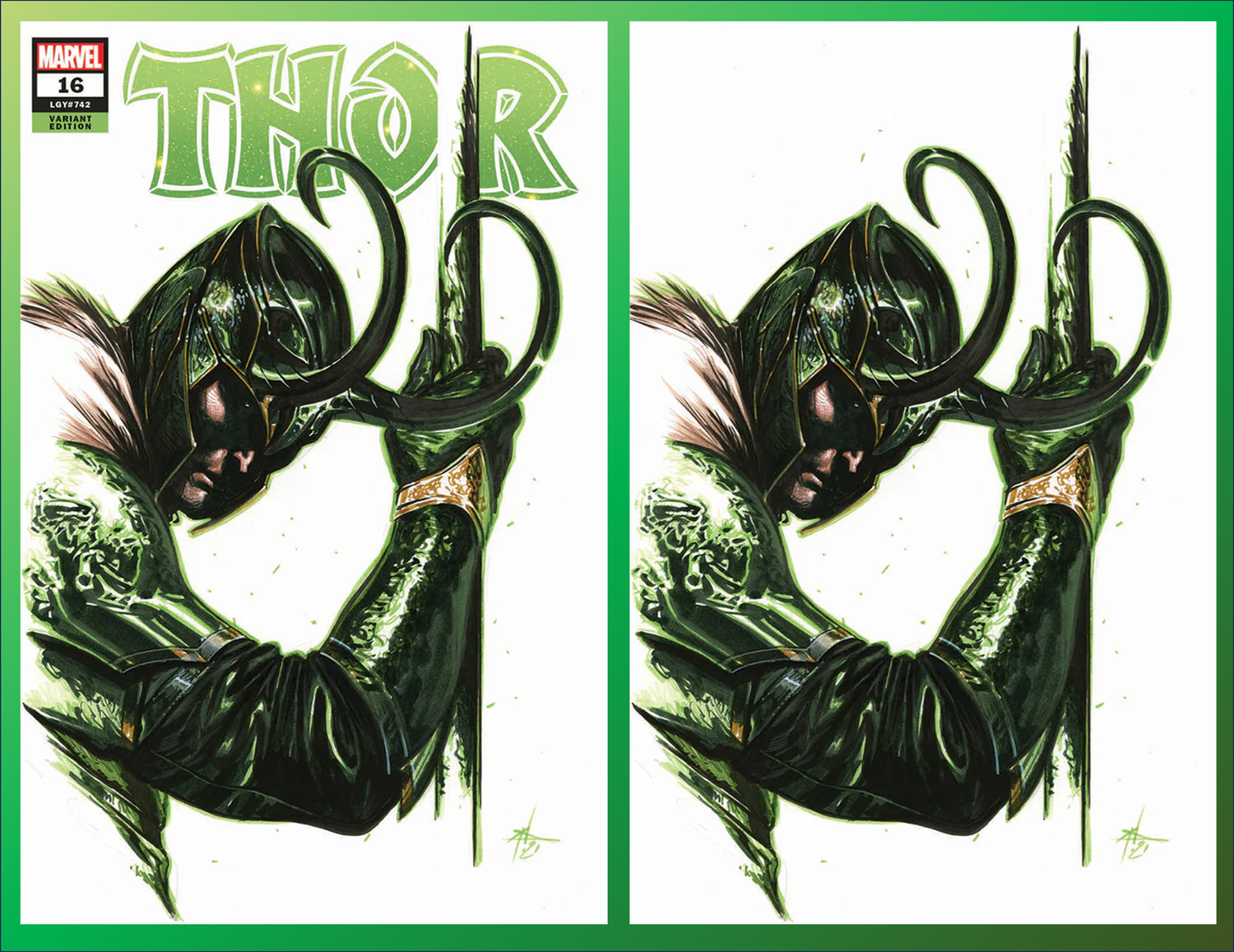 Thor #16 - Gabirele Dell&#39;Otto - Loki Variant Set