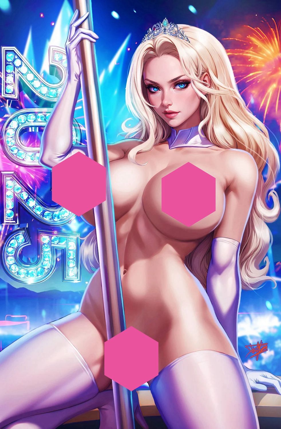 Skyline #4 - Dhaxina - Emma New Year 2025 - Virgin Naughty Metal Exclusive