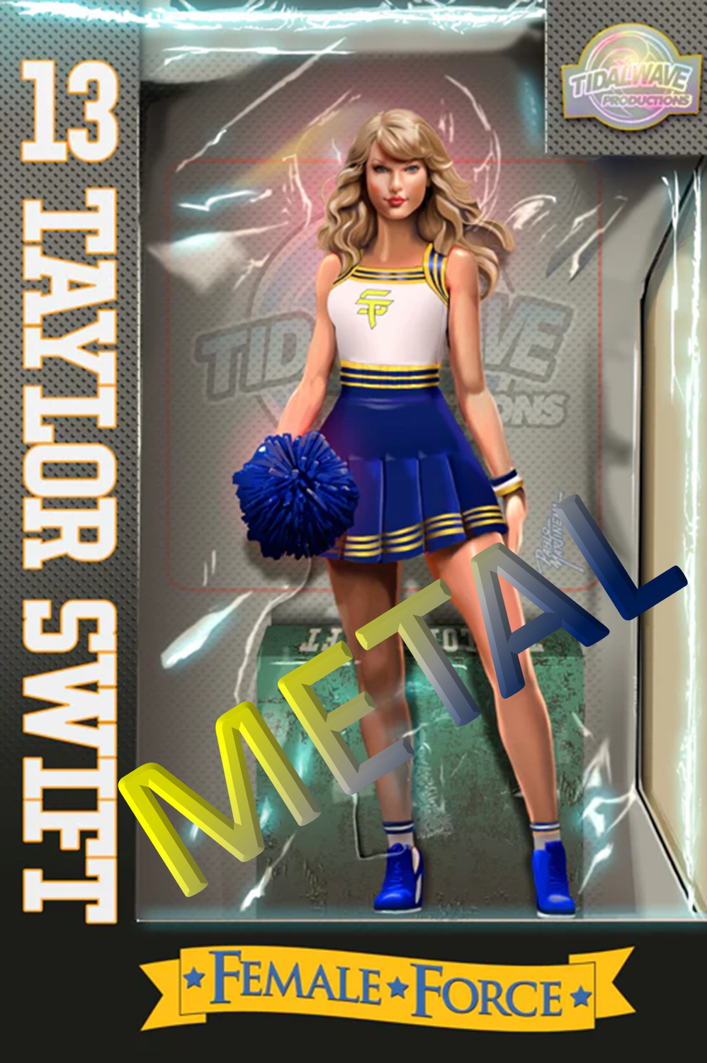 Taylor Swift Female Force #1 - Martinena - Swifty Cheerleader Action Figure Metal Exclusive