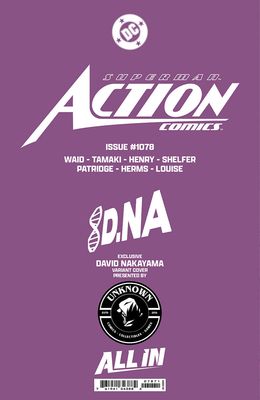 Action Comics #1078 - Nakayama - Virgin Foil Exclusive