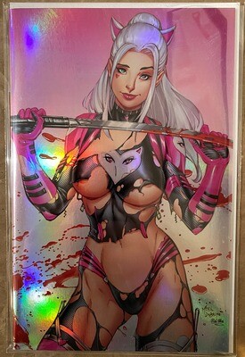 Miss Meow #1- Shredded Virgin Holofoil