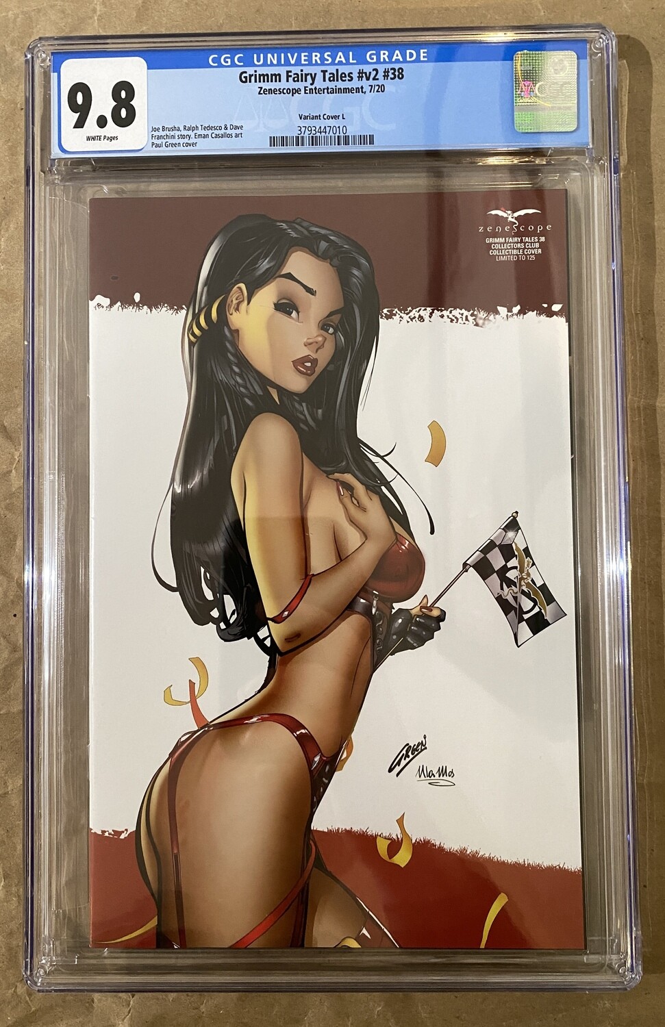 Grimm Fairy Tales #38 - Collectors Club Racer Bikini - CGC 9.8