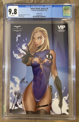 Robyn Hood: Justice #4 - Black Friday Cosplay (Zenescope Sue Storm) - CGC 9.8