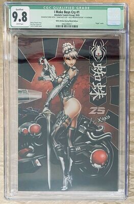 I Make Boys Cry #1 - White Widow Racing - CGC 9.8 (Green)