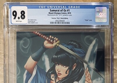 Samurai of Oz #1 - Fearless Ice "Nice" Virgin Metal - CGC 9.8