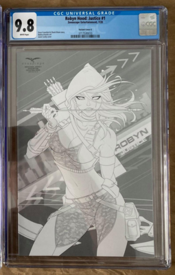 Robyn Hood: Justice #1 - Subscription Sketch Exclusive - CGC 9.8