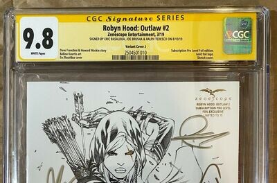 Robyn Hood: Outlaw #2 - Subscription Pro-Level Gold Foil - CGC 9.8 (Signature Series)