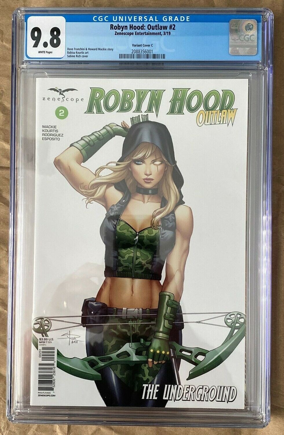Robyn Hood: Outlaw #2 - Variant C - CGC 9.8