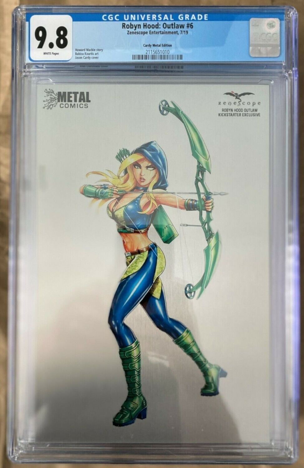Robyn Hood: Outlaw #6 - Kickstarter Metal - CGC 9.8