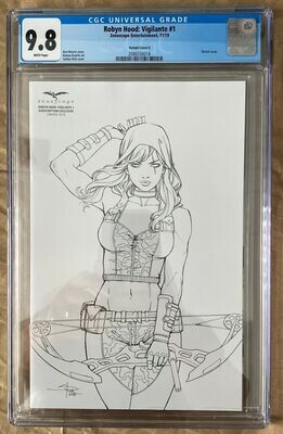 Robyn Hood: Vigilante #1 - Subscription Sketch Exclusive - CGC 9.8