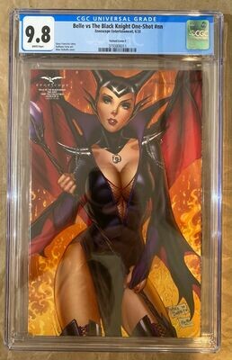 Belle vs the Black Knight One Shot - Maleficent Cosplay - CGC 9.8