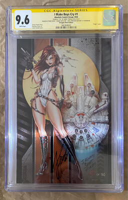 I Make Boys Cry #1 - Smuggler Metal Virgin Exclusive - CGC 9.6 (Signature Series)