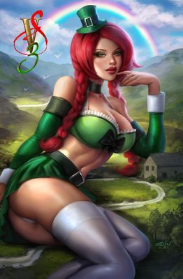 Valkyrie Saviors #3 - Lucky Terra - Saint Patrick's Day Holofoil