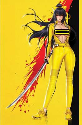 Samurai of Oz #1 - Kill Bill Homage Naughty Virgin Holofoil