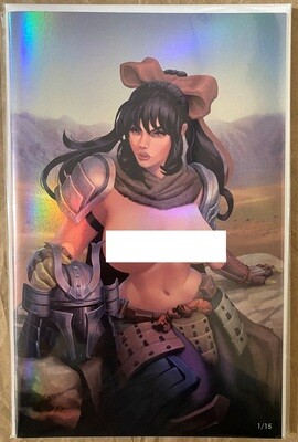 Samurai of Oz #1 - Samurai Dorothy Naughty Virgin Holofoil