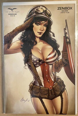 Wonderland #48 - ZENBOX Vintage Captain America Cosplay Exclusive