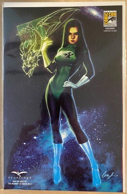Van Helsing vs The Mummy of Amun-Ra #6 - SDCC Green Lantern Cosplay Exclusive