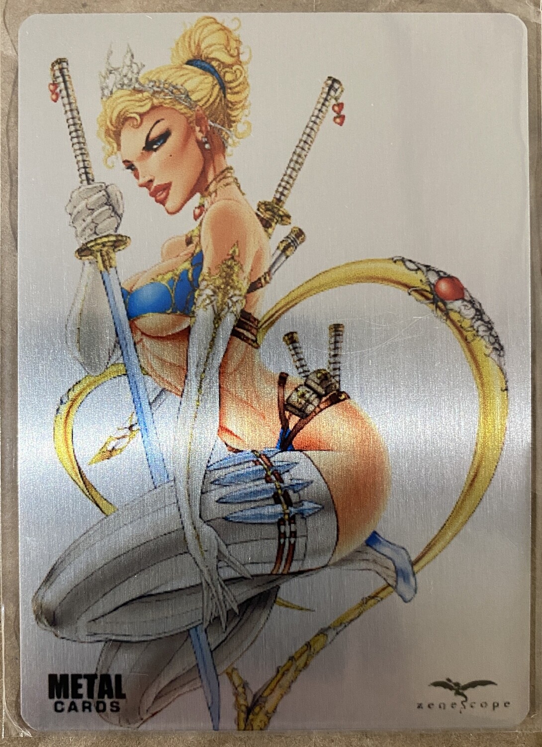 Steampunk Cinderella Metal Card