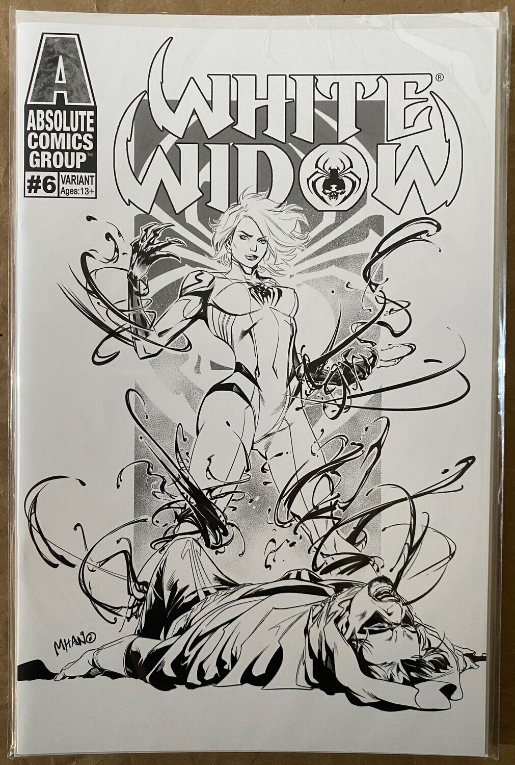 White Widow #6 - Sketch Variant