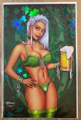 White Widow #4 - Saint Patrick's Virgin Holofoil