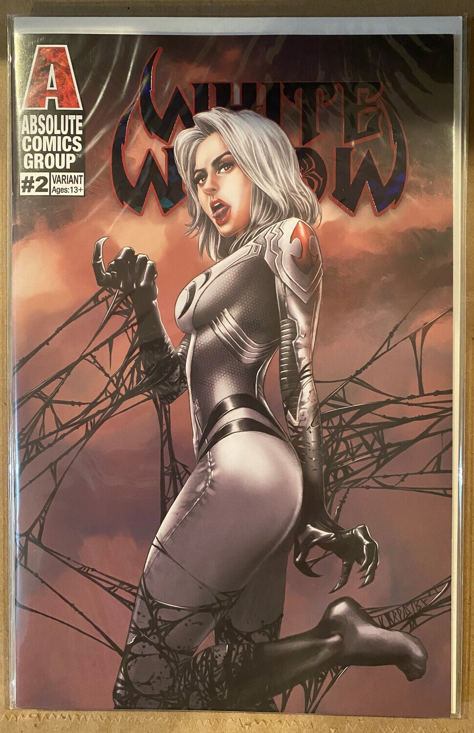 White Widow #2 - Black Foil