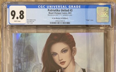Patriotika United #3 - Spy Arcane Virgin Holofoil - CGC 9.8