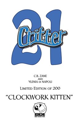 Critter #21 - Ears Clockwork Kitten Exclusive