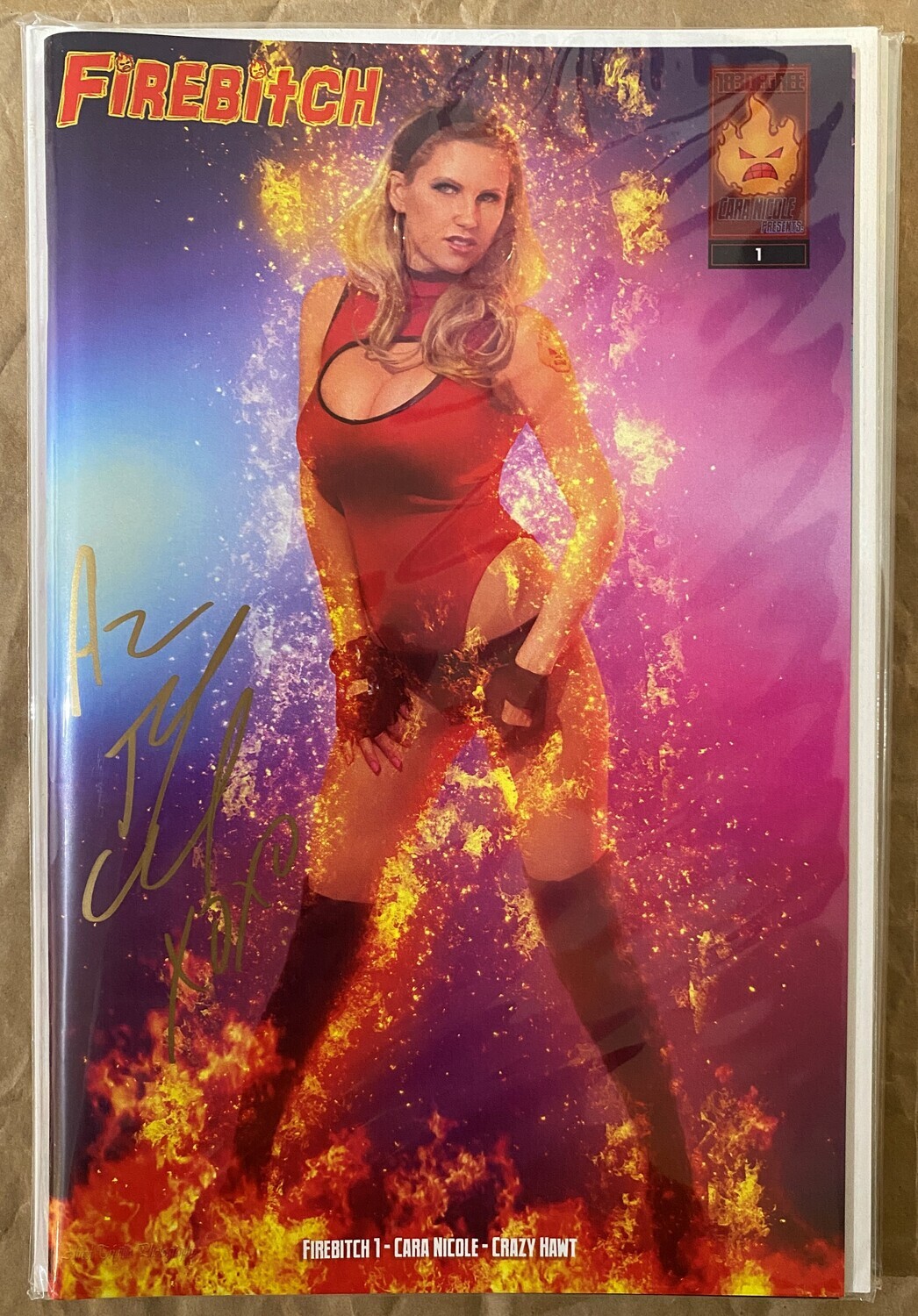 Firebitch #1 - "Crazy Hawt" Cosplay Exclusive (SIGNED)