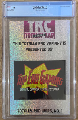 Totally Rad Wars #1 - May the 4th - Naughty Slave Leia Virgin Foil Exclusive - CGC 9.8