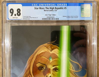 Star Wars: The High Republic #5 - Unknown Comics Virgin Variant - CGC 9.8