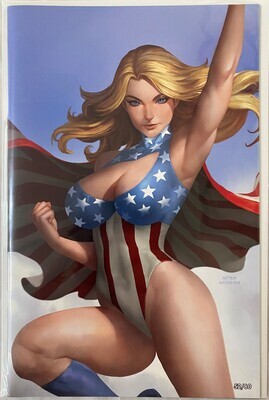 Patriotika United #1 - Artgerm Homage Virgin Variant
