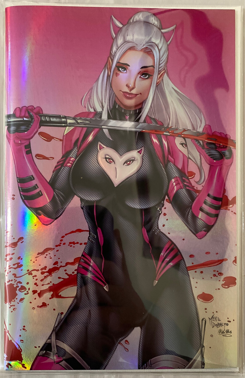 Miss Meow #1 - Comics Connection Virgin Holofoil