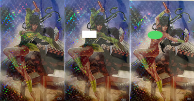 Samurai of Oz #1 - Mulan Virgin Crystal Fleck Foil Exclusives