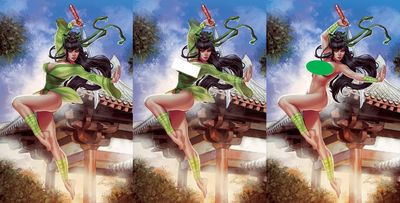 Samurai of Oz #1 - Mulan Virgin Crystal Fleck Foil Exclusives