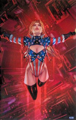 Patriotika United #3 -  The Leap Virgin Holofoil Exclusive
