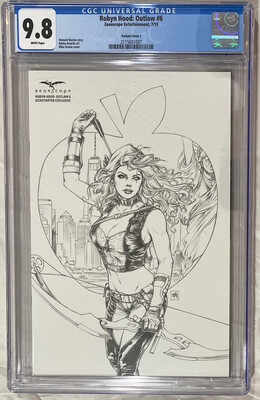 Robyn Hood: Outlaw #6 - Kickstarter Sketch Exclusive - CGC 9.8