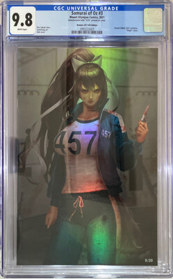 Samurai of Oz #3 - Squid Game "Beware 457" Virgin Holofoil - CGC 9.8