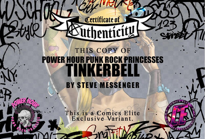 Power Hour #1 - Punk Rock Princess Tinkerbell - Virgin Foil Exclusive