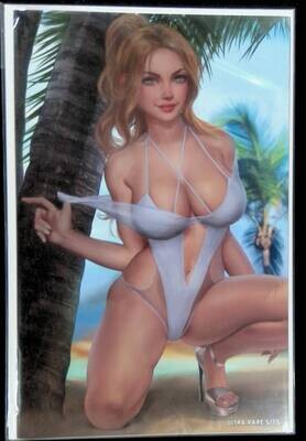 Valkyrie Saviors #1 - Beach Blast Larissa Virgin Ultra Rare Exclusive