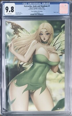 Patriotika Gods &amp; Shadows - Olympus Legions Tinkerbell - Virgin Foil Exclusive - CGC 9.8