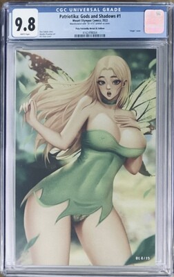 Patriotika Gods &amp; Shadows - Olympus Legions Tinkerbell - Virgin Metal Exclusive - CGC 9.8